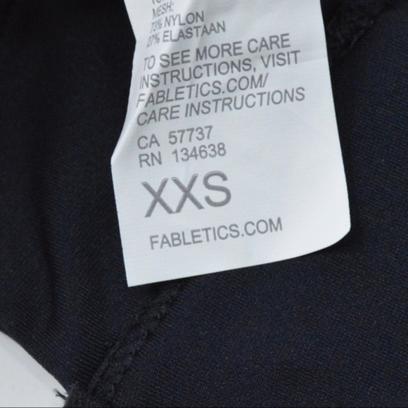 NWT Fabletics All Day Every Day Bra, Size XXS - Black - Picture 4 of 10